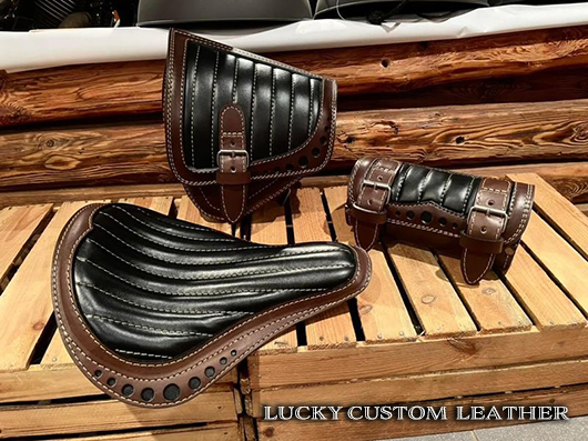 TOP PHOT　lucky custom  leather